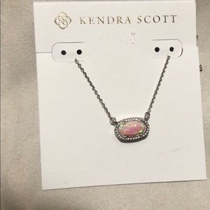NWOT KENDRA Scott pink opal ember necklace